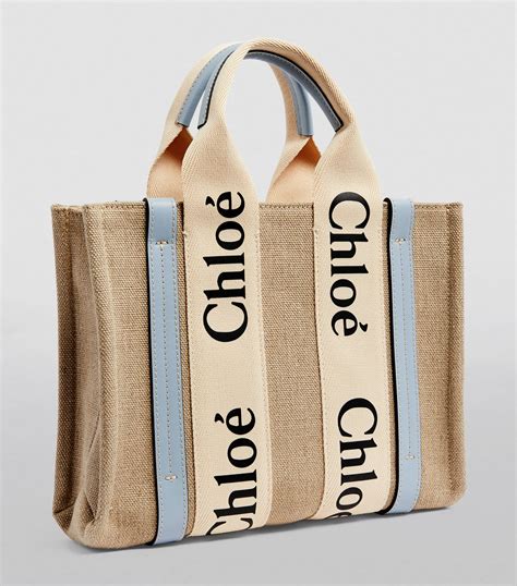 chloe canvas tote dupe|chloe small woody tote bag.